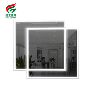 60X60 Cạnh Trong Nhà <span class=keywords><strong>Lit</strong></span> Biên Giới Bề Mặt Gắn Trần Nhôm <span class=keywords><strong>LED</strong></span> Khung Bảng Điều Khiển Ánh Sáng - Product Image 1