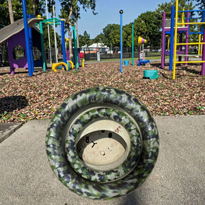 Juguete masticable para perros multicolor ecológico grande, extractor de anillo de entrenamiento con forma de hueso moderno, juego diario, molienda de dientes, sabor a pollo EVA - Product Image 2