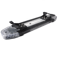 Barre lumineuse d'avertissement LED rechargeable ECE R65 R10 900 mm, lumière stroboscopique ambre avec télécommande