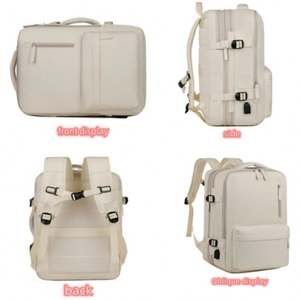 Large Capacity Waterproof <b>Laptop</b> Backpack Custom Logo Men's Anti Theft Oxford <b>Bag</b> Casual Zipper <b>for</b> Outdoor Business <b>Travel</b> - Product Image 4