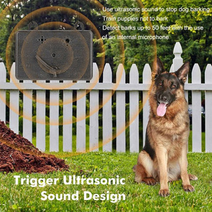 Dispositif automatique anti-aboiement en ABS noir, haute fréquence, pour chiens de grande et petite taille, prévention du bruit - Product Image 5