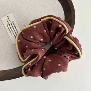 Coletero de Tela Elástica de Alta Calidad para Mujer, Estilo Coreano, Color Negro con Borde de Hongo Negro - Product Image 6