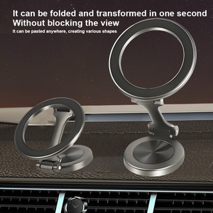 Support de téléphone pour voiture 2024. 1080 °   Rotation, 360° °   Ajuster. Plier. Alliage d'aluminium. pour iPhone/Samsung. Support de tableau de bord. Style chinois de qualité - Product Image 4