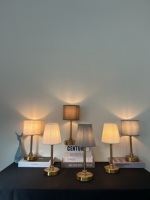 Lampe de table portable de luxe moderne à batterie rechargeable, sans fil, LED, à commande tactile, lumière d'ambiance de nuit pour chambre à coucher et chevet