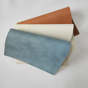 Jiangyin PVC Artificial Leather Raw Material For Making Sofa Furniture PVC Vinyl Leather