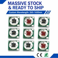 Émetteur LED IR en céramique 3535 850nm 940nm 3W pour caméra de vision nocturne de sécurité