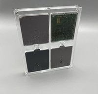 Boîte de rangement pour GameBoy GB GBC, boîtier à ventouse magnétique en acrylique de haute qualité pour le stockage de jeux
