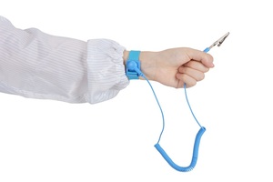 <span class=keywords><strong>Bracelet</strong></span> de poignet ESD réglable de haute qualité <span class=keywords><strong>Bracelet</strong></span> bleu antistatique de 1.8m avec fil de terre en PVC PU pour tapis - Product Image 2