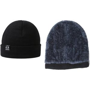Bonnet en tricot SPDTECH pour hommes et femmes, bonnet de ski chaud d'hiver, 100% acrylique, fusion sans couture, couverture complète du crâne - Product Image 2