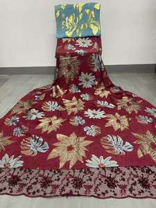 女性のための3ピースソマリアディラックドレスのセット100% シルクガバサーと結婚式のためのGorgoradを含む - Product Image 6