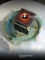 Stonekocc D20 Light Plateau en marbre décoratif de luxe Design Art déco Aromathérapie Rangement Coiffeuse Entrée Sens Ornements