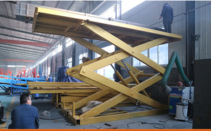 6ton 10000kg 15ton 20ton लोड हो रहा है क्षमता स्थिर हाइड्रोलिक कैंची कार्गो लिफ्ट मंच 10 टन का इस्तेमाल कार्गो लिफ्ट - Product Image 6