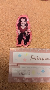 OEM ODM Pins de personnage de franchise en acrylique rouge nacré, modèle Standee <span class=keywords><strong>Saw</strong></span> - Product Image 2