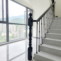 Hochwertiger Edelstahl-Treppenhandlauf im französischen Design, anpassbar, rostfrei, korrosionsbeständig, für Balkon, Villa, Hotel, 2 Jahre Garantie