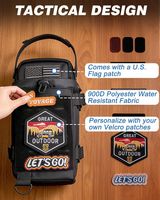 Bolsa de Gimnasio Magnética de Poliéster OEM con Porta Botella de Agua Grande y Anillo para Toalla, Impermeable para Gimnasio y Uso al Aire Libre