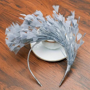 Carnival <strong>Easter</strong> Feather Ball Party <strong>Easter</strong> <strong>Headband</strong> Hair Hoop <strong>Headband</strong> Triangular Feathers <strong>Headband</strong> - Product Image 5