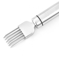 Roestvrij staal 304 Scallion Slicer Multifunctionele uienversnipperaar Snijder Beschermhoes Gemakkelijke grip Compact ontwerp Keuken