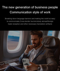 X6 <span class=keywords><strong>Pro</strong></span> <span class=keywords><strong>Mini</strong></span> Traducteur Intelligent IA Support Magnétique pour Téléphone Portable Dispositif de Traduction en un Clic Communication 70 Langues 32 Go TFT - Product Image 2