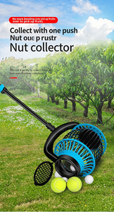 Recogedor de Pelotas de Tenis Ajustable, Rodillo Recolector de Pelotas de Tenis, Recolector de Bolas Accionado con el Pie, Recolector de Pequeñas Hojuelas y Nueces - Product Image 5