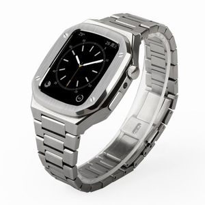 Bracelet de montre de luxe en acier inoxydable pour <span class=keywords><strong>Apple</strong></span> <span class=keywords><strong>Watch</strong></span> Series 6 5 4 <span class=keywords><strong>3</strong></span> avec boîtier - Product Image 1