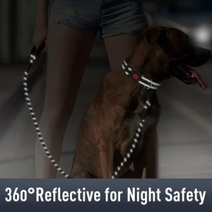 Collar Reflectante para Perros Pequeños, Medianos y Grandes, Collar Ajustable de Nailon para Perros con Funda Protectora para <span class=keywords><strong>Apple</strong></span> Airtag Tracker - Product Image 4