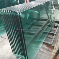 Verre trempé pare-balles de bonne qualité, plat et incurvé, 5 mm, 6 mm, 8 mm, 10 mm, pour balustrades et murs-rideaux