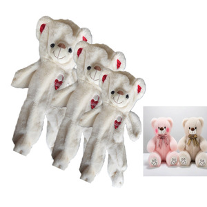 Usine de jouets personnalisée sans rembourrage, cadeau de la Saint-Valentin, peluche animale, ours en peluche <span class=keywords><strong>géant</strong></span> non rembourré avec nœud papillon et fermeture éclair - Product Image 6