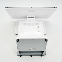 Terminal de point de vente tout-en-un à double écran tactile 15,6''+11,6'' avec tiroir-caisse pour restaurants et commerces de détail