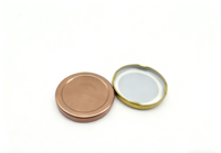 Vente directe usine – Bouchons torsadés couleur or 43mm, 48mm, 53mm, 58mm, 63mm, 66mm, 70mm, 77mm, 82mm en fer blanc de qualité alimentaire, étanches pour bouteilles en verre