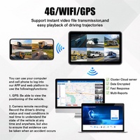 Caméra de recul pour camion lourd avec écran LCD Android, système de surveillance des angles morts à 360°, enregistreur vidéo 1080P WIFI
