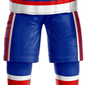 Uniforme de hockey sobre hielo unisex superventas, precio de fábrica, conjuntos a granel de tacto suave con ropa deportiva de impresión de nombre de equipo OEM - Product Image 5