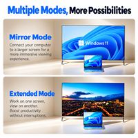 Biaze USB C ke VGA Adapter 1080P Full HD Tipe C Male ke VGA Female Kabel Konverter Video untuk Laptop Monitor Proyektor