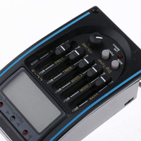 5 bant EQ akustik elektro gitar pickup Tuner öncesi Amp akustik gitar ekolayzer LCD Tuner ile