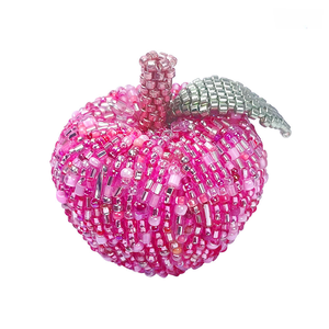 Kit de broderie en perles plastiques DIY - Perles en forme de pomme 3D, broderie en perles, soulagement du stress, fabrication artisanale, vidéo en <span class=keywords><strong>anglais</strong></span> pour débutants, pour filles - Product Image 4