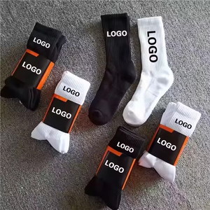 Chaussettes pour femmes, chaussettes amusantes coréennes, chaussettes longues noires, chaussettes cool pour le skateboard, chaussettes pour femmes de haute qualité, vente en gros - Product Image 3