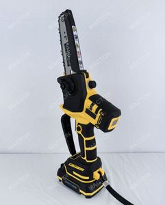 <b>Mini</b> <b>Chainsaw</b> 6 Inch with Two Battery and One Charger Power <b>Chainsaw</b> with Security Lock Cordless <b>Chainsaw</b> - Product Image 2