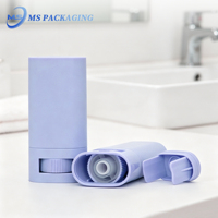 Bouteille en plastique vide de 20g pour cosmétiques, stick solide de protection solaire, déodorant, emballage personnalisé avec impression sérigraphique, blush, logo personnalisé, rechargeable