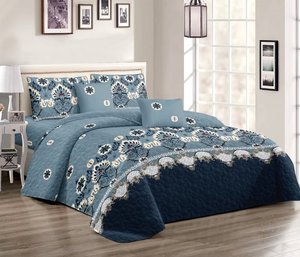 Colcha de cama para adultos de 3 piezas, tamaño King personalizado, edredón de alta calidad, funda de almohada impresa, diferentes tipos de juego de colcha - Product Image 3