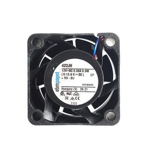 พัดลมระบายความร้อนแบบแกน ebmpapst 422JH ขนาด 40*40*28 มม. 12V DC 17250RPM 4028 4 ซม. 6.9 วัตต์ 38 ลูกบาศก์เมตร/ชั่วโมง 54 เดซิเบล แบบลูกปืน สำหรับตู้/เคสคอมพิวเตอร์ - Product Image 1