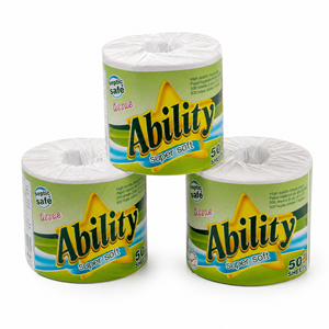 กระดาษชำระเนื้อเยื่อไม้บริสุทธิ์ 3 ชั้น 500 แผ่น เนื้อนุ่มพิเศษ ปลอดภัยสำหรับบ่อส้วม ใช้แล้วทิ้ง เป็นมิตรกับสิ่งแวดล้อม แบบม้วนมาตรฐาน - Product Image 3