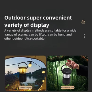 Lampes de camping LED multifonctions Bluetooth et haut-parleurs sonores rechargeables par USB, lumière <span class=keywords><strong>d</strong></span>'urgence pour le camping - Product Image 6