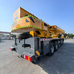 For QY60KC 60 Ton Mobile <b>Crane</b> Truck Yellow Hydraulic PLC Controlled Gearbox Lifting Equipment - Product Image 5