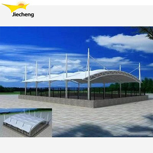 Thiết kế chế tạo sân vận động mái vải pvdf PTFE etfe độ bền kéo bóng màng cấu trúc tán - Product Image 1