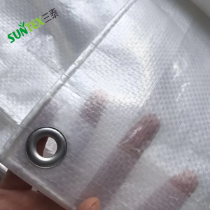 Film de serre en PEHD tissé transparent et imperméable de 120 g/m² en plastique renforcé pour vergers, avec service de dé<span class=keywords><strong>coupe</strong></span> - Product Image 1