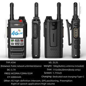 KSUT TFSI ZL35 POC Radio bidireccional <span class=keywords><strong>Walkie</strong></span>-<span class=keywords><strong>talkie</strong></span> 100 km 500km 5000km Par Red global 4G <span class=keywords><strong>Walkie</strong></span> <span class=keywords><strong>Talkie</strong></span> Compatible con ZELLO - Product Image 6