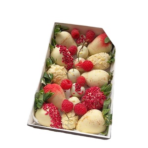 2025 nuevo Pulida papel personalizado caja vacía de bombones de Chocolate dulce regalo cajas de fresas de Chocolate para cajas de Chocolate de trufa - Product Image 2