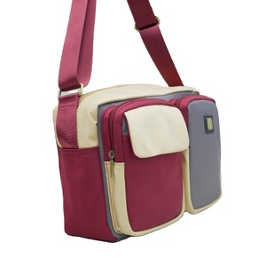 Factory Price Luxury Long <b>Shoulder</b> <b>Strap</b> Nylon Two Front Pockets Camera Case Casual Oxford Cross Body Bag - Product Image 1