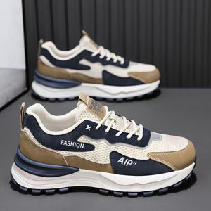 Scarpe sportive da corsa da <span class=keywords><strong>uomo</strong></span> traspiranti con lacci, antiscivolo, per il tempo libero, di alta gamma, con suola in gomma, ammortizzanti, casual. - Product Image 6