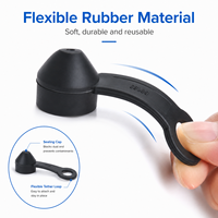 Capuchon anti-poussière en caoutchouc pour régulateur de plongée DIN vers yoke, protection pour régulateur de première étape, accessoire de plongée