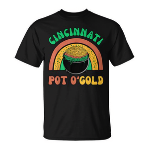 Camiseta Cincinnati Pot O'Gold para el Día de San Patricio, diseño retro - Product Image 2